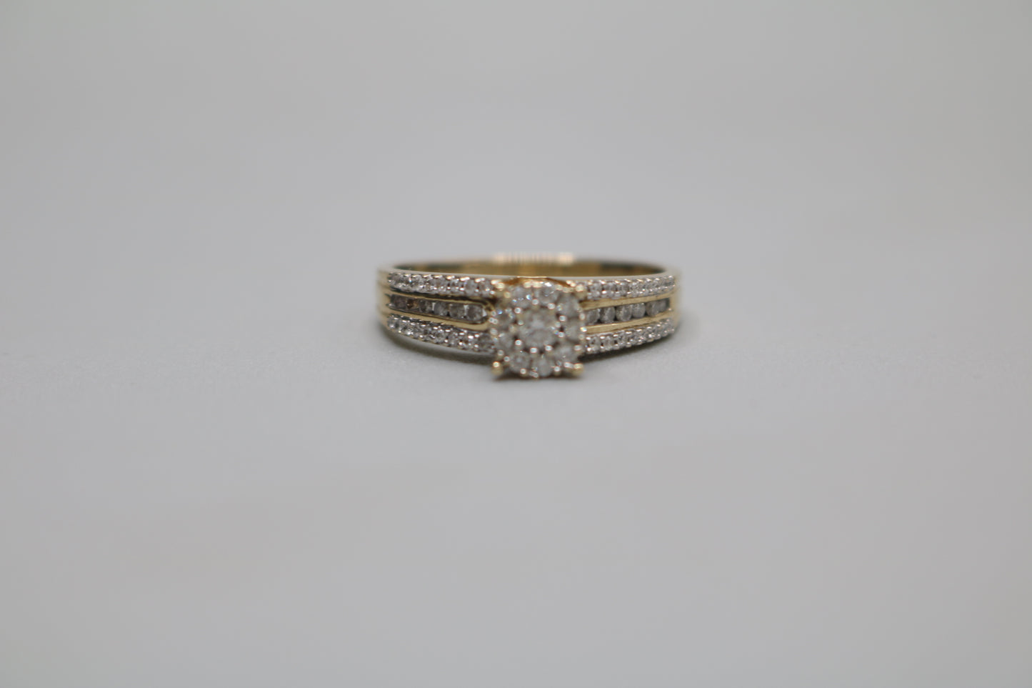 14K Yellow Gold Engagement Set (0.79 CTW) (Size 7 & 1/2)