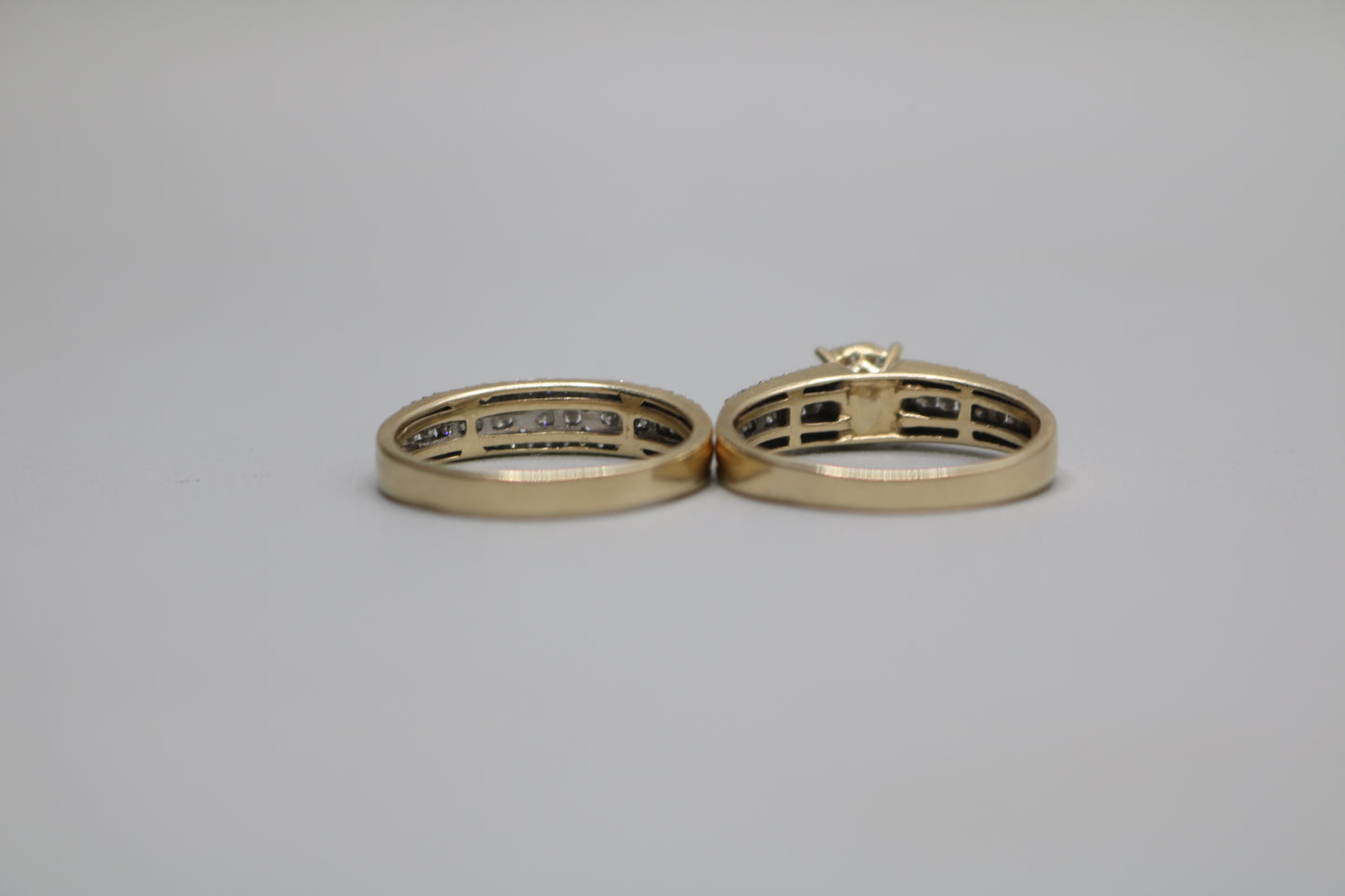 14K Yellow Gold Engagement Set (0.79 CTW) (Size 7 & 1/2)