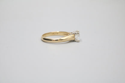 18K Yellow Gold Diamond Solitaire Ring (0.82 CTW) (Size 6 & 3/4) (Local Purchase Only)