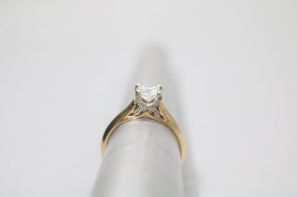 18K Yellow Gold Diamond Solitaire Ring (0.82 CTW) (Size 6 & 3/4) (Local Purchase Only)