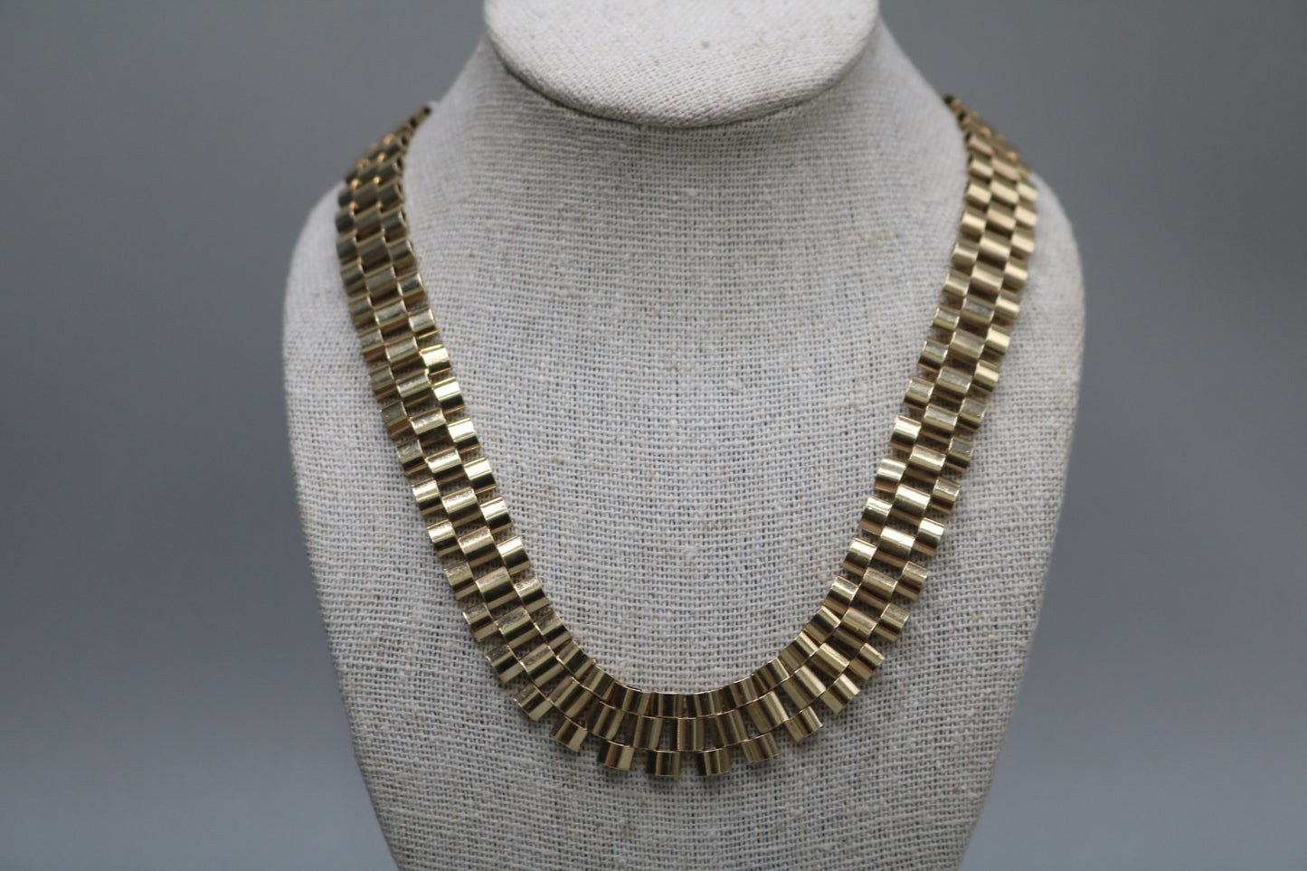 10K Yellow Gold Rolex Design Chain (14 inches)