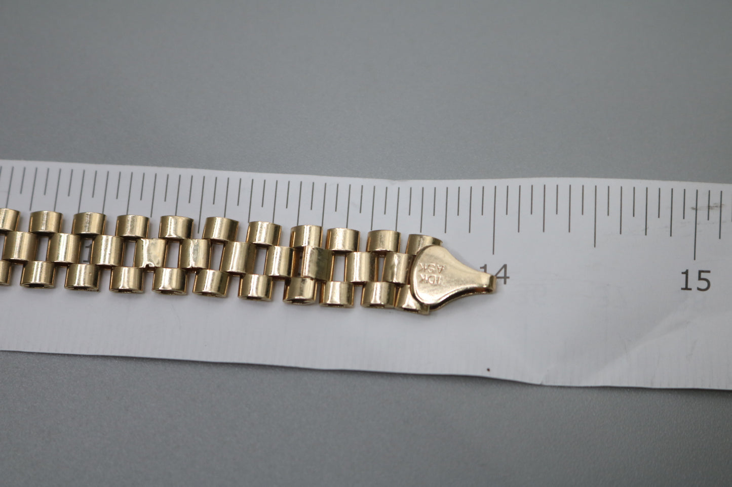 10K Yellow Gold Rolex Design Chain (14 inches)