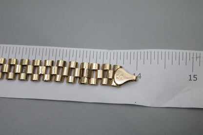 10K Yellow Gold Rolex Design Chain (14 inches)