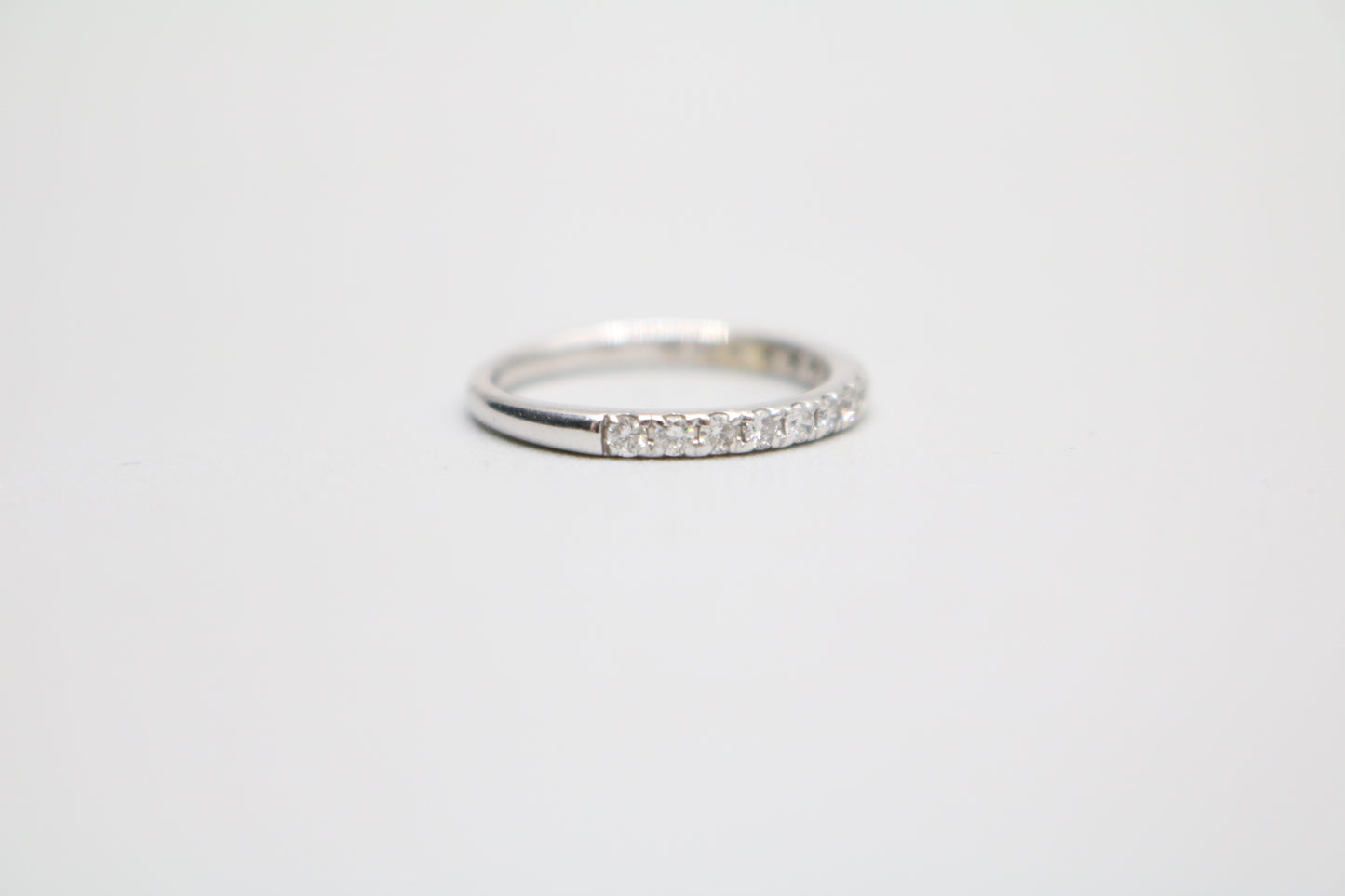 Radiant 14K White Gold Halo Wedding Set Ring, Size 4 & 1/2 (1.85 CTW)