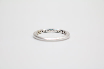 Radiant 14K White Gold Halo Wedding Set Ring, Size 4 & 1/2 (1.85 CTW)