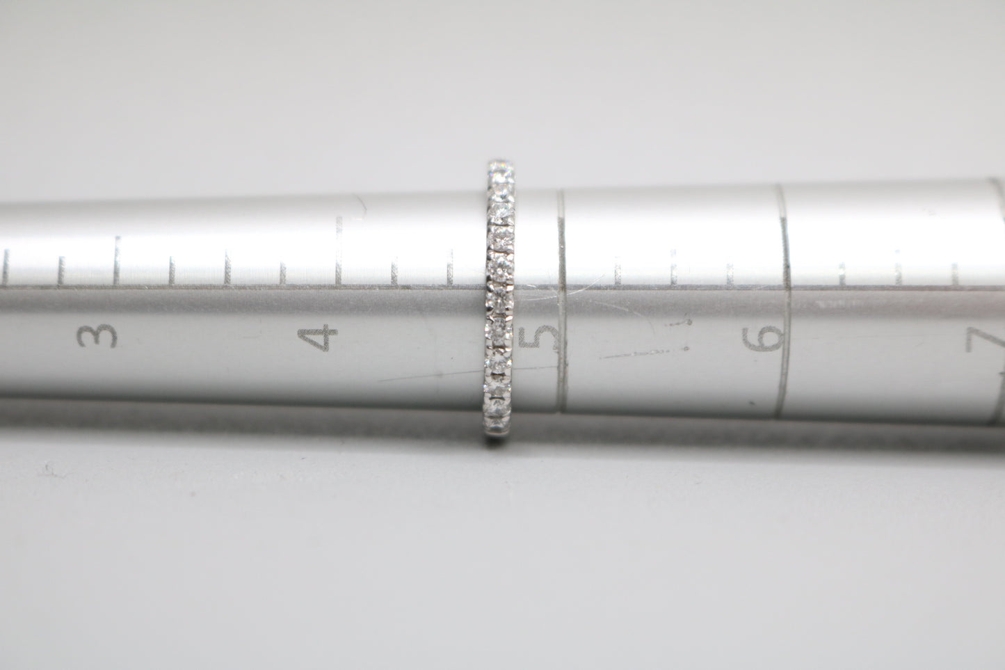 Radiant 14K White Gold Halo Wedding Set Ring, Size 4 & 1/2 (1.85 CTW)