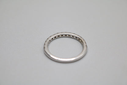 Radiant 14K White Gold Halo Wedding Set Ring, Size 4 & 1/2 (1.85 CTW)