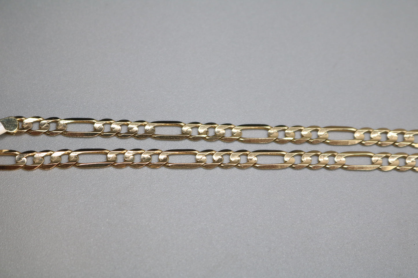 14K Yellow Gold Figaro Style Chain (23 Inches) (Local Pick-Up only)