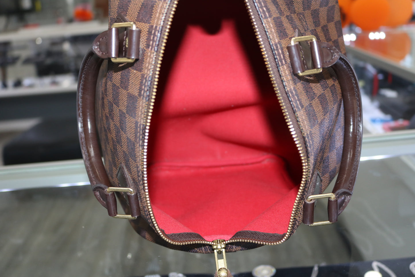 Louis Vuitton Damier Ebene Speedy 25 Bag