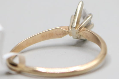 10K Yellow Gold Promise Ring Size 6 1/2