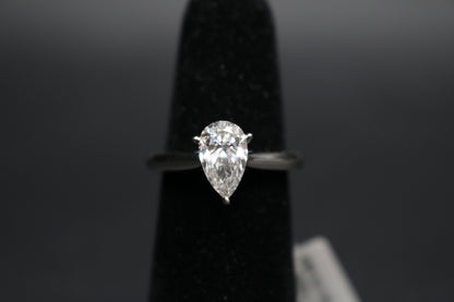 14K White Gold Lab Grown Diamond Pear-Cut Ring (2.04 CTW) (Size 7)