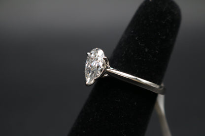 14K White Gold Lab Grown Diamond Pear-Cut Ring (2.04 CTW) (Size 7)