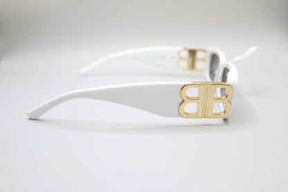 Balenciaga BB0096S White Sunglasses