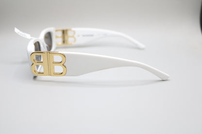 Balenciaga BB0096S White Sunglasses