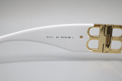 Balenciaga BB0096S White Sunglasses
