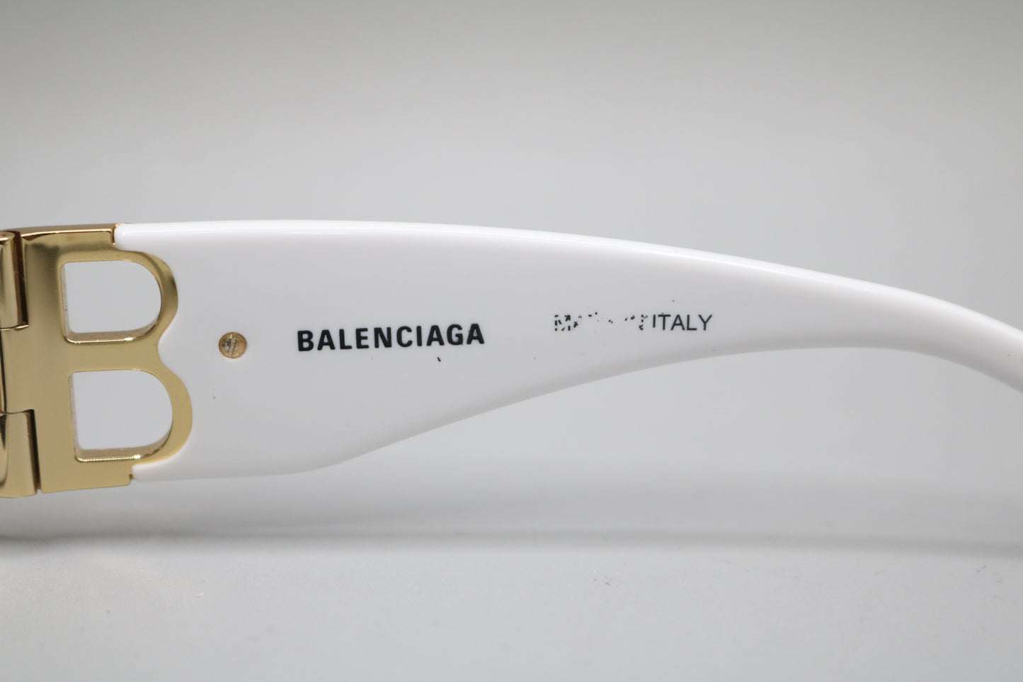 Balenciaga BB0096S White Sunglasses