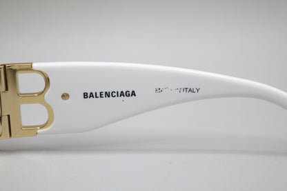 Balenciaga BB0096S White Sunglasses