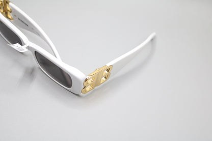 Balenciaga BB0096S White Sunglasses
