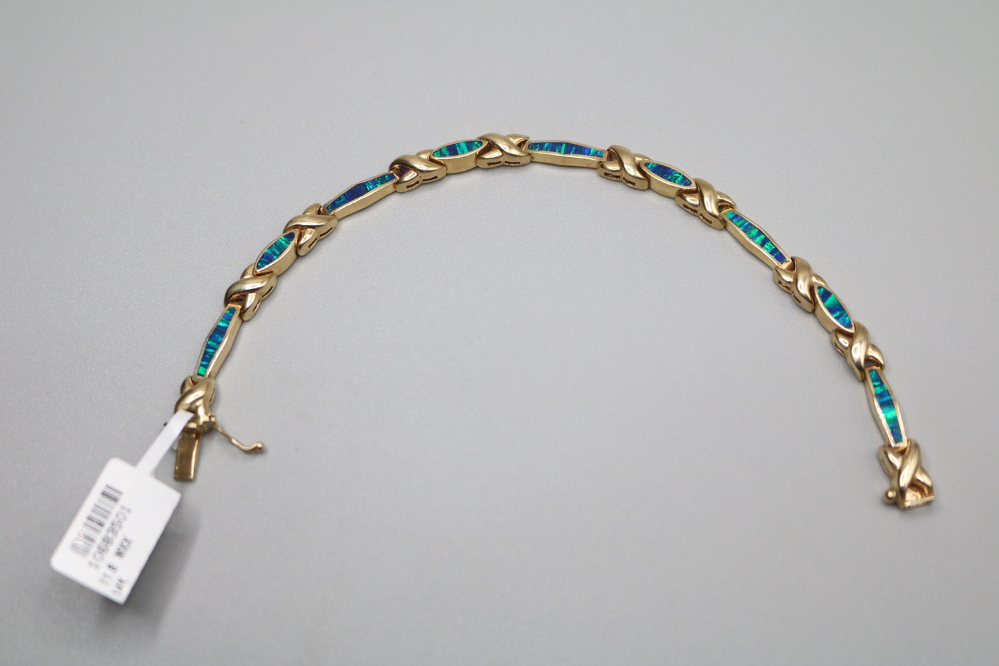 14K Yellow Gold X Bracelet (7.75 Inches) (Local Pick-Up Only)