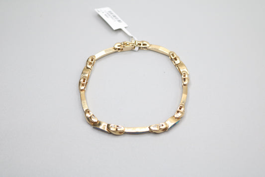 14K Yellow Gold X Bracelet (7.75 Inches) (Local Pick-Up Only)