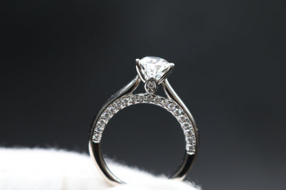 14K White Gold Lab Grown Diamond Pear-Cut Ring (2.04 CTW) (Size 7)