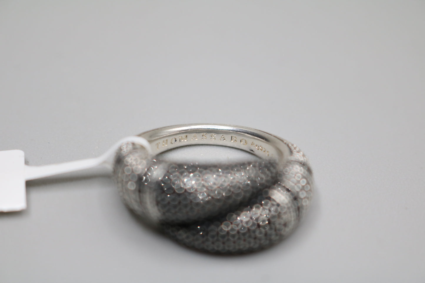 Eternity Pave Thomas Sabo 925 Silver Ring (Size 7 1/2)