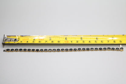 18K Yellow Gold Oval Cut Natural Sapphire and Diamond Tennis-Style Bracelet (Length 7.5 Inches) (Local Pick-Up Only)