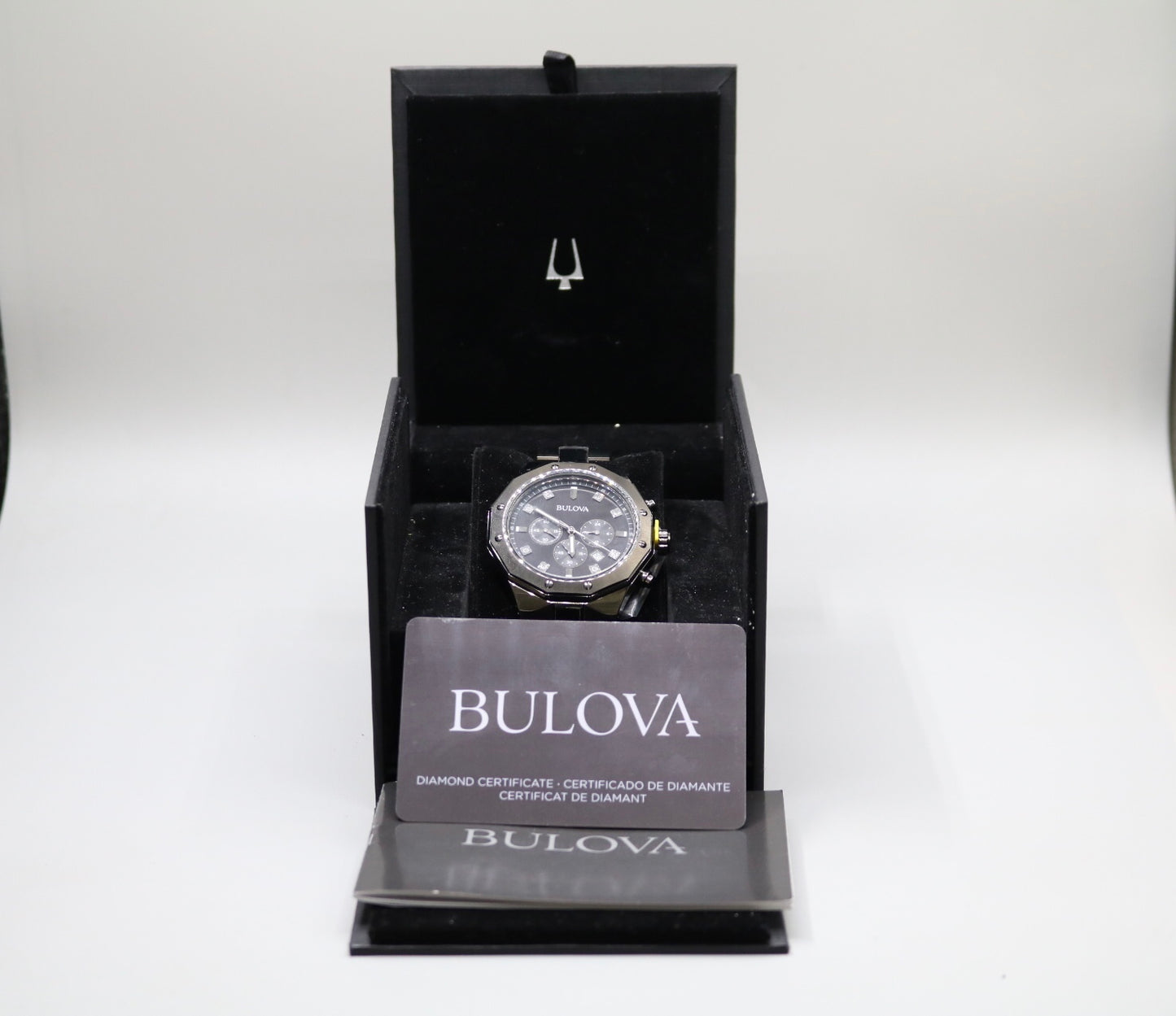Bulova 98D142 Men's Chronograph Diamond 45mm Watch