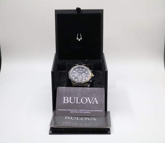 Bulova 98D142 Men's Chronograph Diamond 45mm Watch