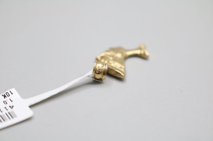 10K Yellow Gold Queen Nefertiti Charm (1.6 Grams)