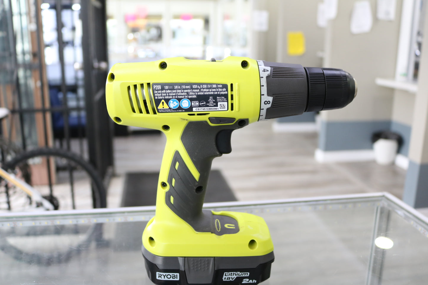 Ryobi P209DCN 18V One Plus with battery