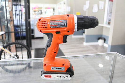 BLACK+DECKER 20V Max PowerConnect Cordless Drill Driver LD120 + Lithium Battery