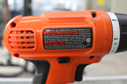 BLACK+DECKER 20V Max PowerConnect Cordless Drill Driver LD120 + Lithium Battery