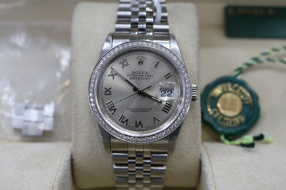 1993 Rolex Oyster Perpetual Datejust 16220 Watch 36mm (1.22 CTW) (Local pick-up only)