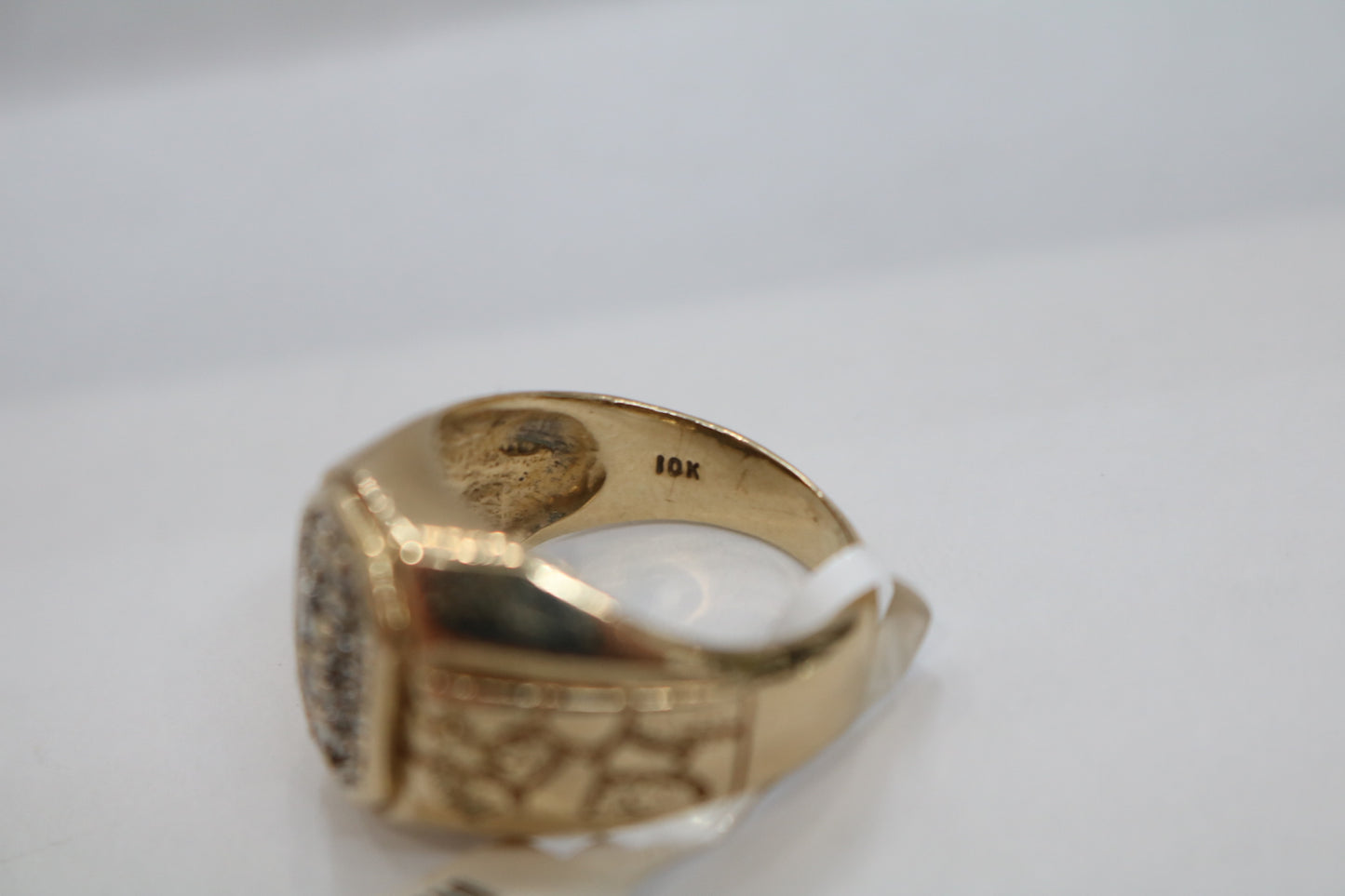 10K Yellow Gold Diamond Ring (Size 7 3/4)