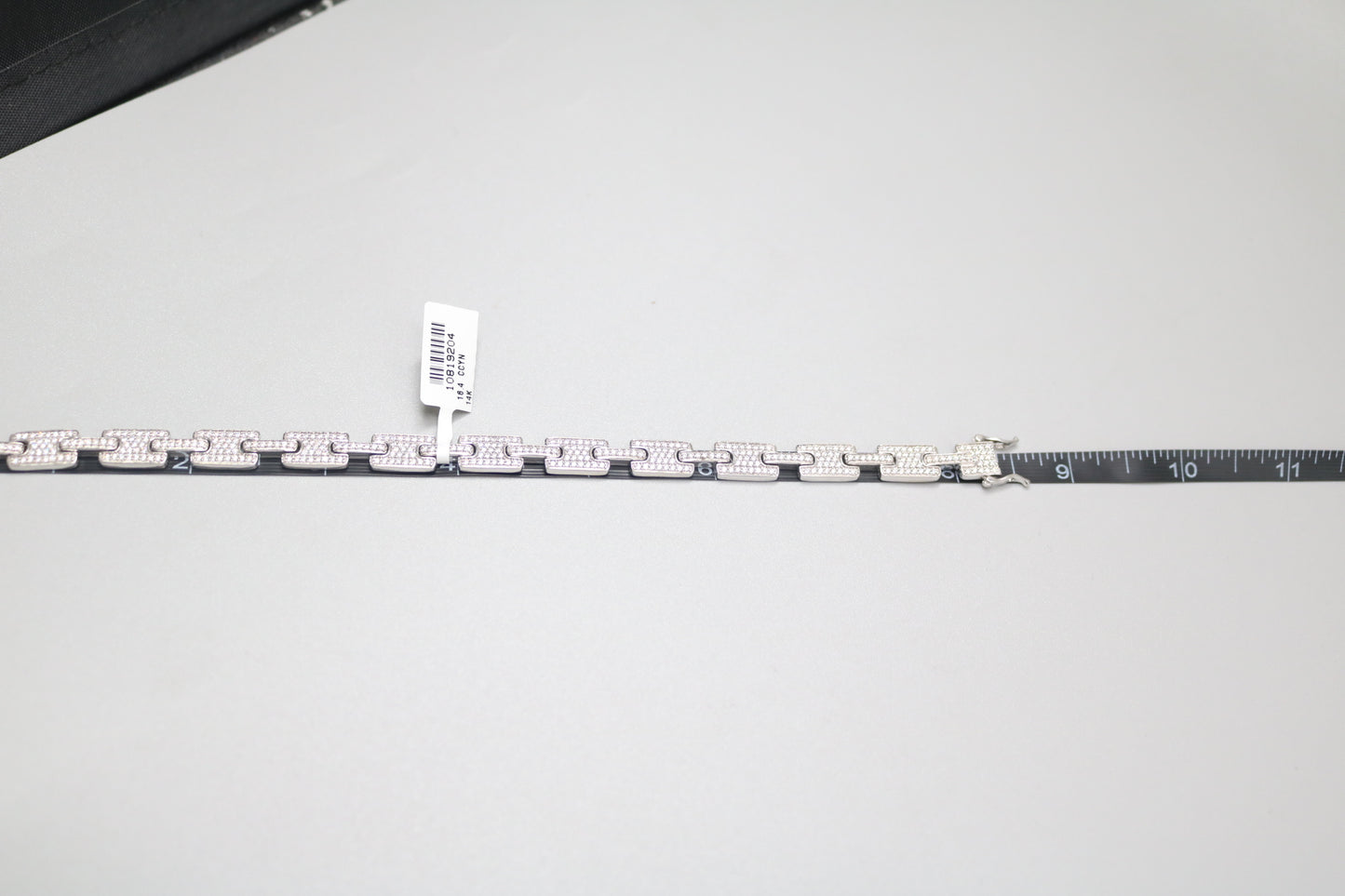 14K White Gold Lab Grown Diamond Track Bracelet (4.03 CTW) (8.25 Inches)