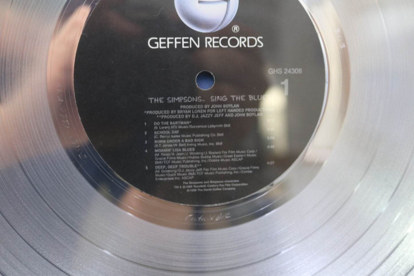 The Simpsons Sing the Blues RIAA Platinum Album Award