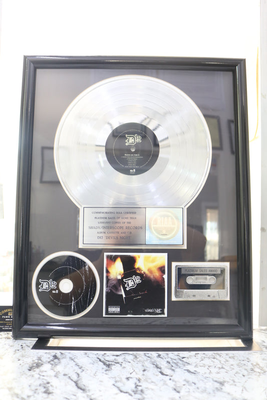 D12 Devil’s Night RIAA Platinum Album Award (Local Purchase Only)