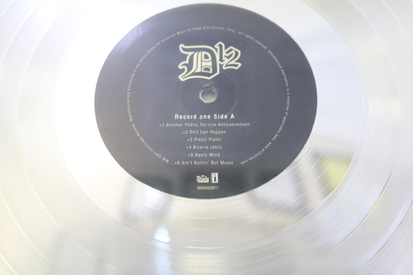 D12 Devil’s Night RIAA Platinum Album Award (Local Purchase Only)