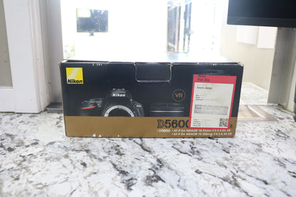 Nikon D5600 Camera with 18-55 & 70-300 Lens Kit