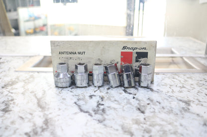 Snap-on Tools USA RARE 6-Piece Vehicle Antenna Nut Socket Set