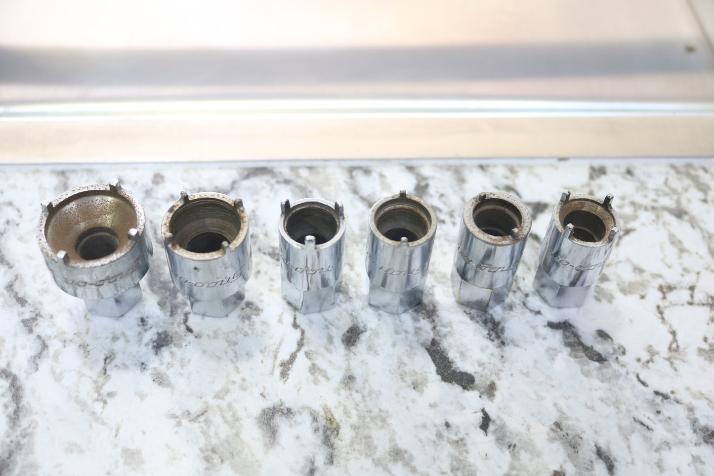 Snap-on Tools USA RARE 6-Piece Vehicle Antenna Nut Socket Set