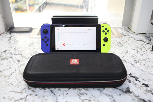 Nintendo Switch HAC-001(-01) Blue and Lime Green