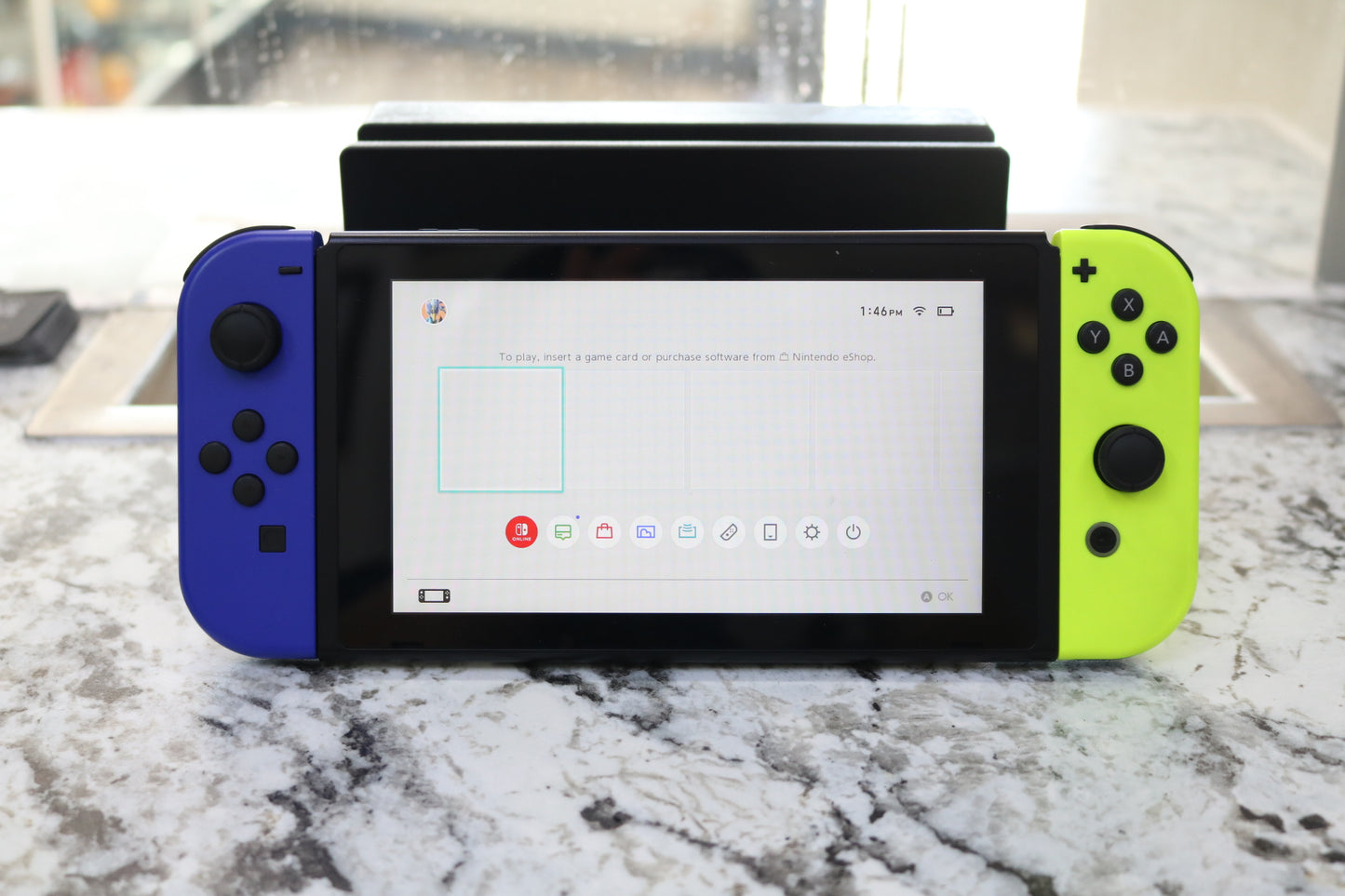 Nintendo Switch HAC-001(-01) Blue and Lime Green