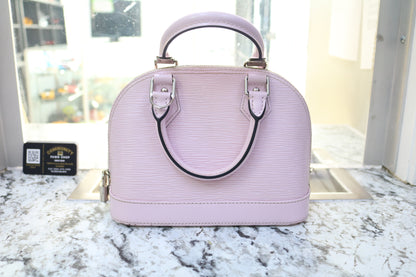 Louis Vuitton Epi Alma BB Rose Ballerine Purse (Local Purchase Only)