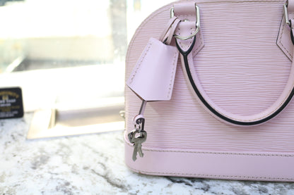 Louis Vuitton Epi Alma BB Rose Ballerine Purse (Local Purchase Only)
