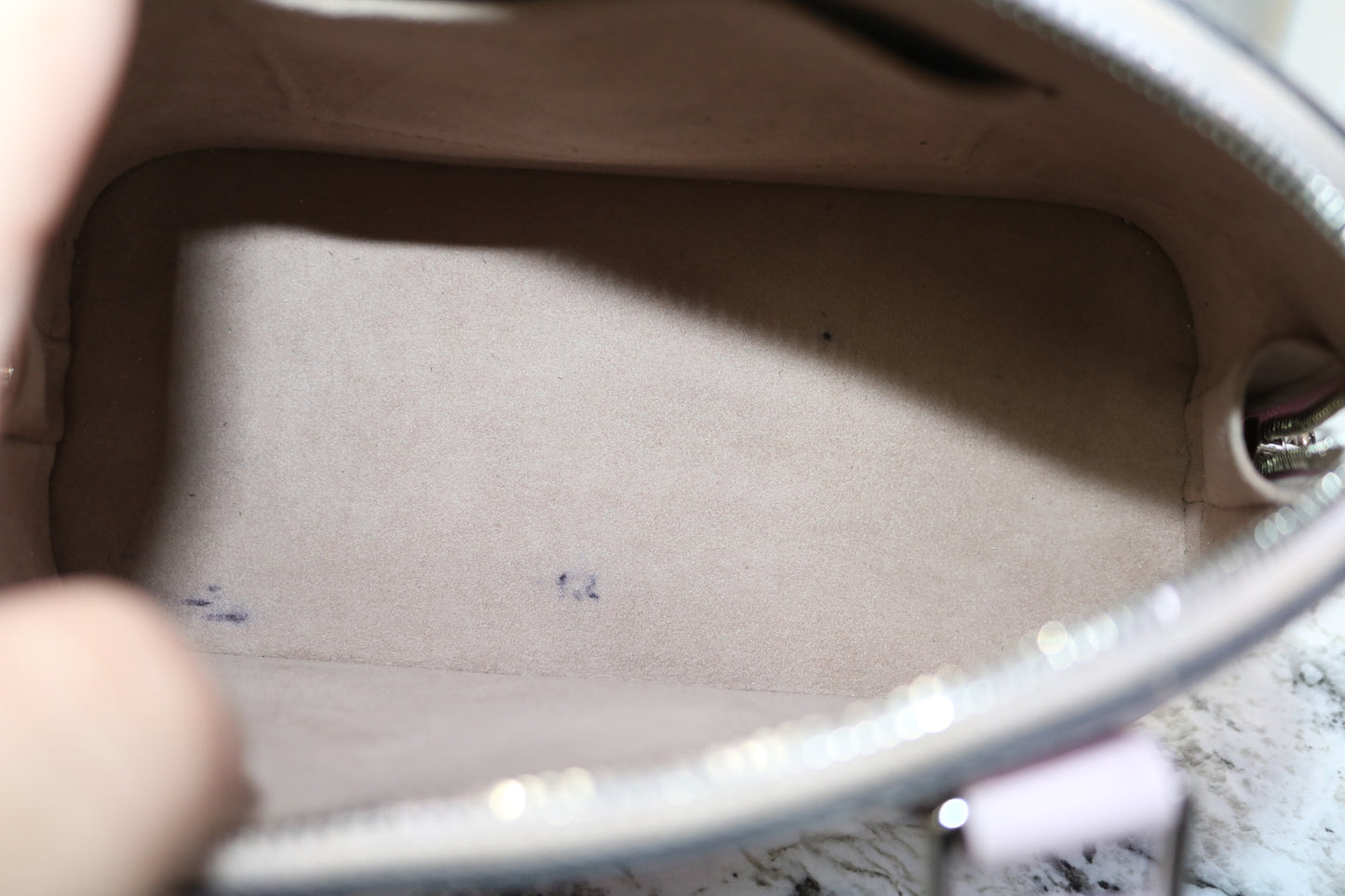 Louis Vuitton Epi Alma BB Rose Ballerine Purse (Local Purchase Only)
