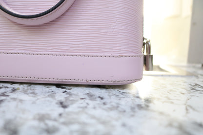 Louis Vuitton Epi Alma BB Rose Ballerine Purse (Local Purchase Only)