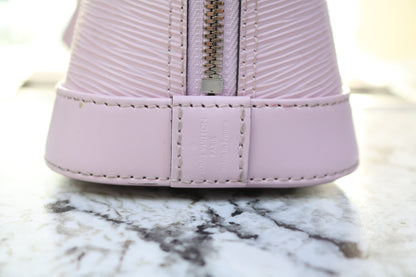 Louis Vuitton Epi Alma BB Rose Ballerine Purse (Local Purchase Only)