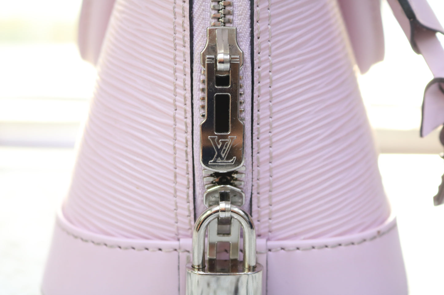 Louis Vuitton Epi Alma BB Rose Ballerine Purse (Local Purchase Only)